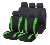 MeKnMoney Coche Fundas Asientos para Citroen C3 aircross 2017-2026, Cubiertas de Asiento Delanteros Traseros Protector Accesorios,E/Green