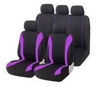 MeKnMoney Coche Fundas Asientos para Citroen C4 I 2004-2026, Cubiertas de Asiento Delanteros Traseros Protector Accesorios,F/Purple