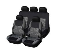MeKnMoney Coche Fundas Asientos para Fo-RD Tourneo Courier 2014-2025, Juegos de Cubreasientos Delanteros Traseros Funda Interior Accesorios,D/Grey