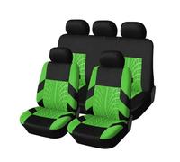 MeKnMoney Coche Fundas Asientos para Fo-RD Tourneo Courier 2014-2025, Juegos de Cubreasientos Delanteros Traseros Funda Interior Accesorios,H/Green/