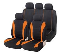 MeKnMoney Coche Fundas Asientos para Renault Twingo 1.0 SCe Arranque, Cubiertas de Asiento Delanteros Traseros Protector Accesorios,H/Orange