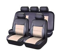 MeKnMoney Funda de Asiento de Coche para Nissan Navara D22 Navara D40 Navara D40 S Navara, Cuero Todo Tipo de Clima Protección Asiento Interior Accesorios,B/Black Beige