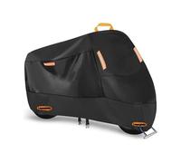 MeKnMoney Funda para Yamaha TMAX 530 TMAX530 T-MAX 530, Motocicleta Protectora Impermeable Antipolvo UV Tiras Reflectantes,XL