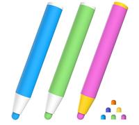 MEKO 3 Paquetes de Lápices para Niños Lápiz de Goma para Pantalla Táctil para Todos los Teléfonos y Tabletas iOS y Android, iPhone iPad, Tabletas, Smartwatch para Niños