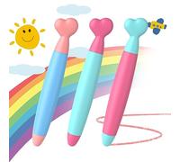 MEKO Pack de 3 lápices para niños, goma para pantalla táctil, lápiz táctil para todos los teléfonos y tabletas iOS y Android, iPhone, iPad, Fire HD, edición infantil, reloj inteligente Dragon Touch