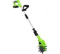MekUk motocultor cultivador Motocultivadores eléctricos for jardín, cultivador manual inalámbrico con batería de litio recargable de 4000Mah y cargador para el aflojamiento de la tierra y la preparaci