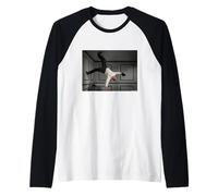 Mel Brooks Blazing Saddles Director por Michael Grecco Camiseta Manga Raglan