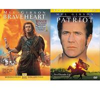 Mel Gibson Epic Double Feature - Braveheart & The Patriot 2-DVD Bundle