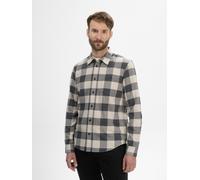 MELA Camisa 'Sahel' beige claro / gris / antracita M beige claro / gris / antracita