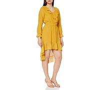 Mela DRES Hi-Low Vestido, Amarillo (Mustard 24), 36 (Talla del Fabricante: 8) para Mujer