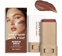 Melambo Skin Tint,Serum Boosted Hydration Beauty Balm,Foundation Stick Beauty Balm Boosted Skin Tinte, Solid Tinted Hidration Serum Contour Sticks,Foundation Face Stick for Women (#02)