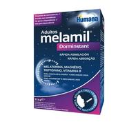 Melamil Dorminstant para adolescentes y adultos, melatonina 99% pura, triptófano y magnesio, para conciliar el sueño y descansar, 24 sobres