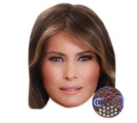 Melania Trump Big Head. Máscara más grande que la vida.