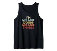 Melanie Name Melanie Personalized Name First Given Camiseta sin Mangas