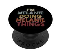 Melanie Name Melanie Personalized Name First Given PopSockets PopGrip Adhesivo