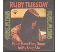 MELANIE - RUBY TUESDAY 7" (VINYL 45) GERMAN BUDDAH 1970