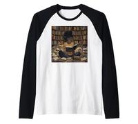 Melanin Afro Women Educated Reading Book Black History Girls Camiseta Manga Raglan