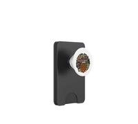 Melanin Black Women Natural Hair Afro Word Art Juneteenth PopSockets PopWallet para MagSafe