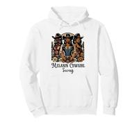 Melanin Cowgirls African American Cowgirl Swag Black History Sudadera con Capucha