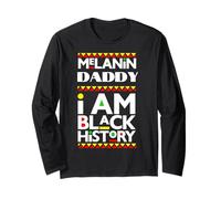 Melanin Daddy Soy Black History Febrero Blackity Bruh Hombre Manga Larga
