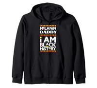 Melanin Daddy Soy Black History Febrero Blackity Bruh Hombre Sudadera con Capucha