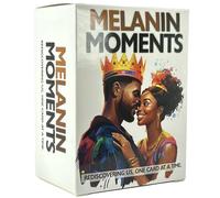 Melanin Moments desbloquea el poder de la comunicación: juegos de cartas atractivos y provocadores de reflexión para parejas, iniciadores de conversación con infusión cultural diseñados para nuestra