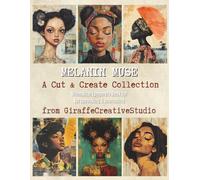 Melanin Muse Collage Book: 60+ Mixed Media Art Papers Celebrating Black Beauty & Creative Expression: Textured backgrounds designed for soulful ... cut and collage (Paper Tales Cut and Collage)