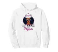 Melanin Stay Poppin Mes de la Historia Negra Chica Mágica Sudadera con Capucha
