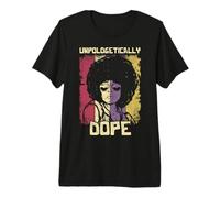Melanina Africana del Orgullo Negro sin disculpas Camiseta Premium