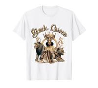 Melanina afroamericana Black Queen para mujeres Historia negra Camiseta