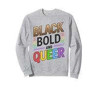 Melanina Black Bold and Queer LGBTQ Black Pride Sudadera