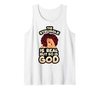 melanina Chica Negra mágica Piel marrón niñas Sista Mujer Camiseta sin Mangas