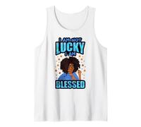 melanina Chica Negra mágica Piel marrón niñas Sista Mujer Camiseta sin Mangas