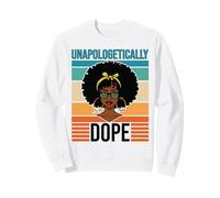 melanina Chica Negra mágica Piel marrón niñas Sista Mujer Sudadera
