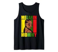 melanina Mami afroamericana Madre Negra mamá mamá Vibraciones Camiseta sin Mangas