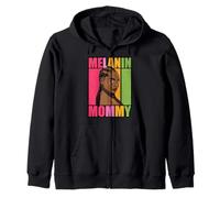 melanina Mami afroamericana Madre Negra mamá mamá Vibraciones Sudadera con Capucha