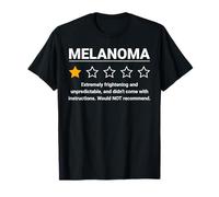 Melanoma Calificación de una Estrella Conciencia Divertida sobre el cáncer de Melanoma Camiseta