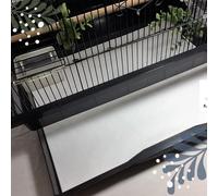MELARQT Bird Cage Liners - Poly Coated - Large Cages - Custom Size - Not to exceed 30" x 32" - 150 count