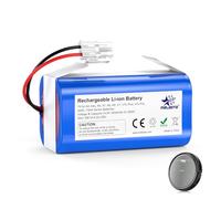 melasta Batería de Repuesto de Ion de Litio de 14,8V, 3200mAh, para Aspiradoras iLife A4, A4s, A6, V7, A6, A7, A8, A9, V7s Plus, V7s Pro, X620, Y8H4 D960 GT200 GT9 V750 V780 V780s V870