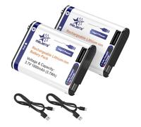 melasta para Petzl Batería Recargable Core, 3,7V 1000mAh | Compatible con Petzl E99ACA, TIKKINA, TIKKID, Tikka, ZIPKA, ACTIK, ACTIK Core, TACTIKKA, IKO