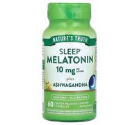 Melatoni 10 mg + ashwagandha 750 mg, 60 caps, Food Supplement, sleep support