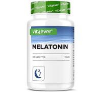 Melatonina - 365 comprimidos - 0,5 mg por dosis diaria (1/2 comprimido) - Sin aditivos no deseados - Altamente dosificado - Vegano