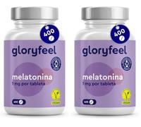 Melatonina 400 Tabletas (+1 año) - Complemento de Melatonina en altas dosis para dormir bien - Para 400 noches - 100% pura y natural - Vegano, probado en laboratorio y sin aditivos (Paquete de 2)