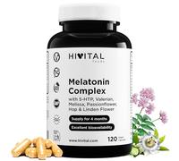 Melatonina Complex. 120 cápsulas veganas para 4 meses de tratamiento.