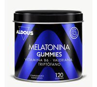 Aldous Bio – Gominolas de melatonina con triptófano, valeriana y vit. B6 – 120 uds arándano