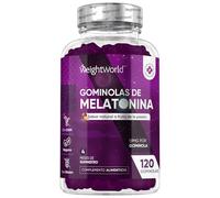Melatonina Gominolas 120 Unidades Con Vitamina B6 y Sabor Natural a Fruta de la Pasión - Gummies para 4 Meses, Melatonina Contribuye a Reducir el Tiempo para Conciliar el Sueño, Veganas y Sin Gluten