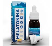 Melatonina gotas niños y adultos - Melatonina sin efecto choque, Concilia el sueño suave, prologado profundo - Descanso reparador, despierta sin somnolencia - Sabor Fresa, Sin gluten - Bote 50ml
