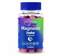 Melatonina Gummies 1,8 mg con Magnesio 180 mg | 60 Gummies | Zentrum Sueño | Veganas, sin Gluten y sin Lactosa | Complemento Alimenticio