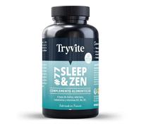 Melatonina Liberación Prolongada | Pastillas Para Dormir | Con Melisa, Valeriana y Vitaminas B6, B12, B3 | TRYVITE SLEEP&ZEN