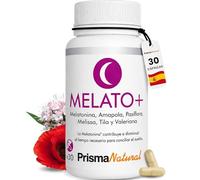 Prisma Natural Melato+ – Suplemento de melatonina y plantas – 30 cápsulas